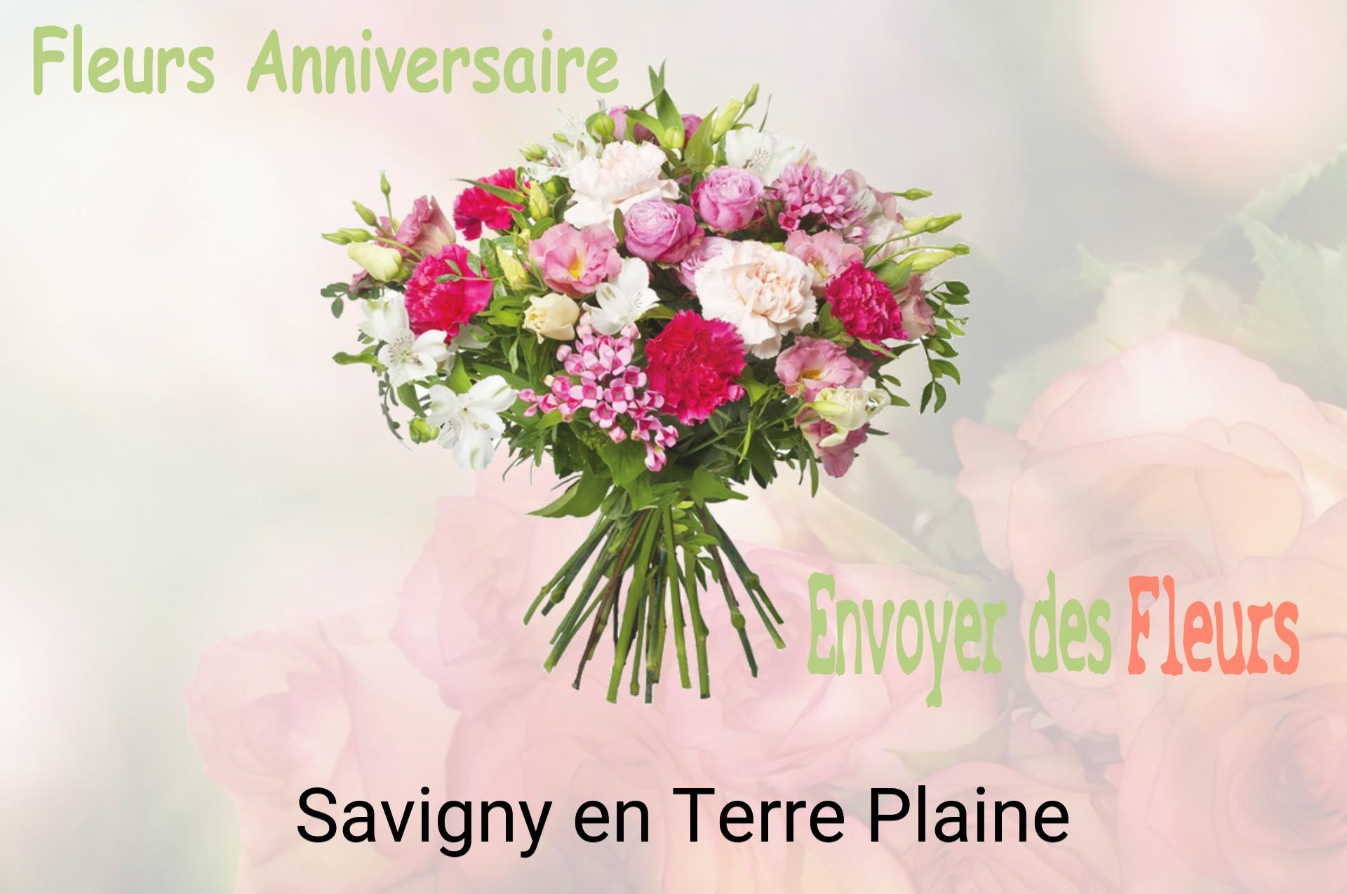 Bouquet de fleurs d’anniversaire livré à Savigny-en-Terre-Plaine